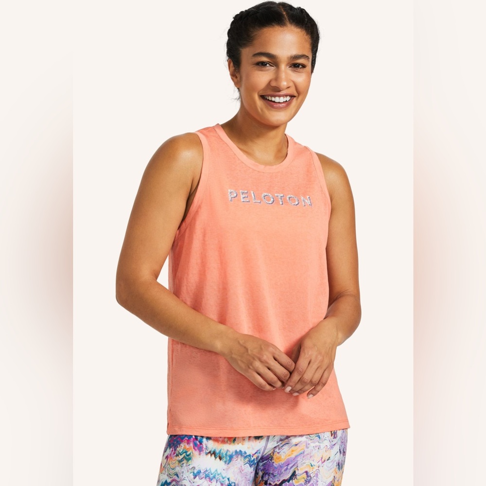 NWT Peloton Pink Agility Muscle Tank, S